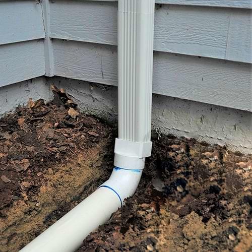 Gutter Shutter of San Antonio installs gutter downspout extensions in New Braunfels, San Antonio, Boerne
